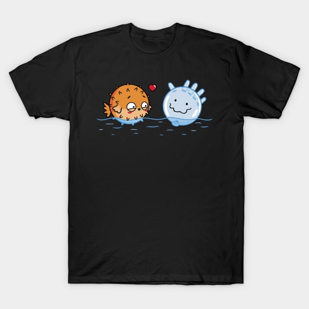 Blowfish in love! T-Shirt by Griseldasion_shop